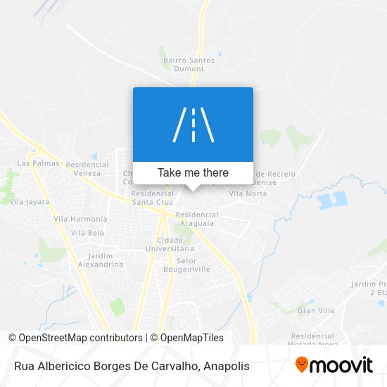 Rua Albericico Borges De Carvalho map