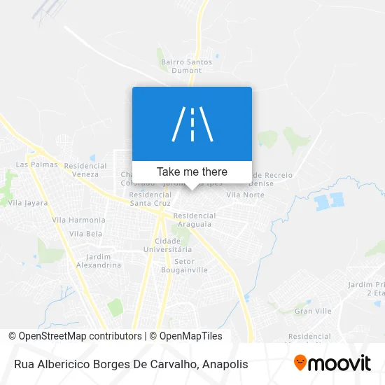 Rua Albericico Borges De Carvalho map