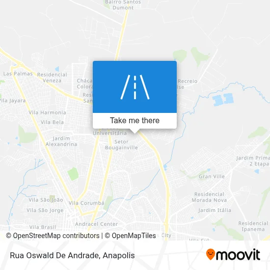 Rua Oswald De Andrade map