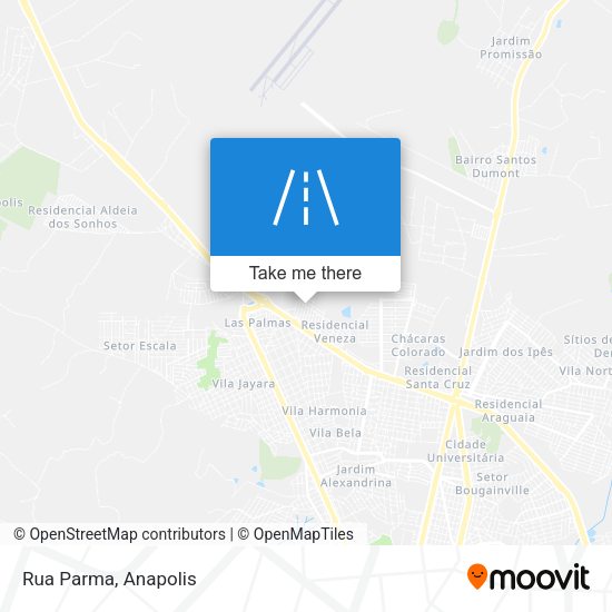 Rua Parma map