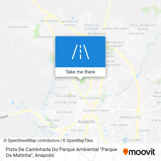 Pista De Caminhada Do Parque Ambiental "Parque Da Matinha" map