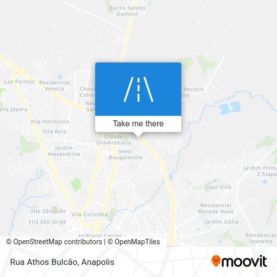 Rua Athos Bulcão map