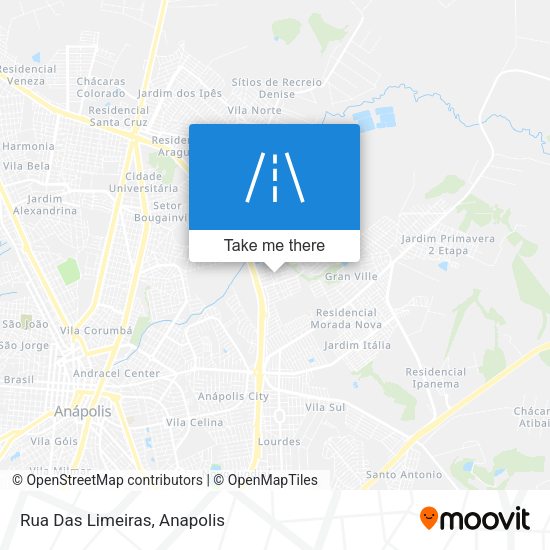 Rua Das Limeiras map