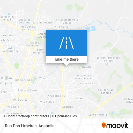 Rua Das Limeiras map