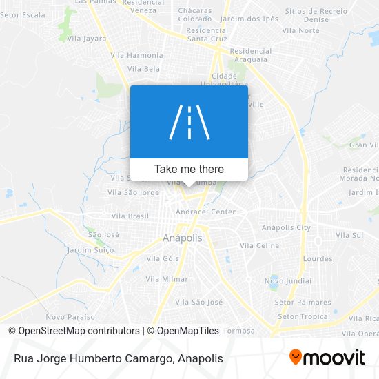 Rua Jorge Humberto Camargo map