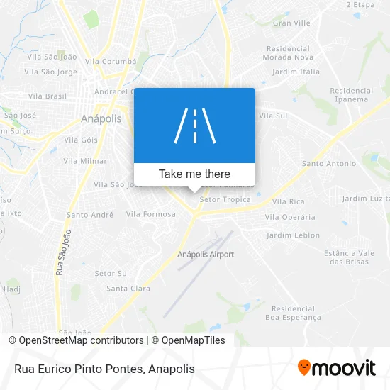 Rua Eurico Pinto Pontes map