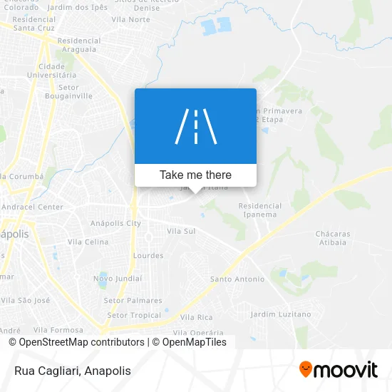 Rua Cagliari map