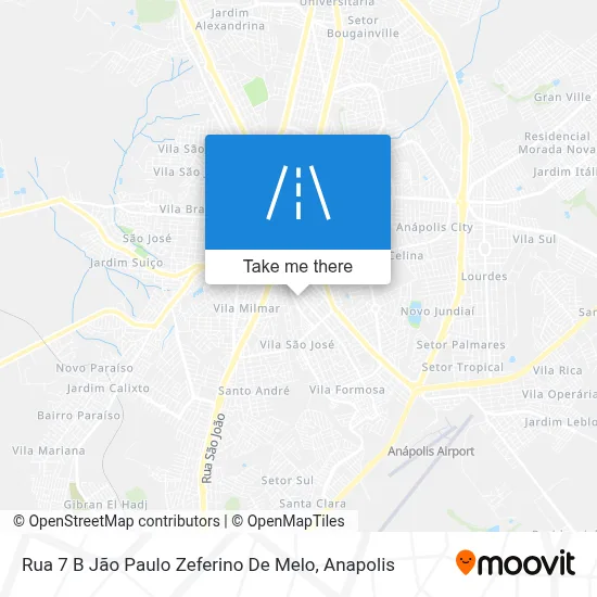 Rua 7 B Jão Paulo Zeferino De Melo map