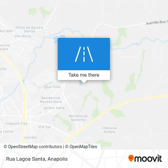Rua Lagoa Santa map