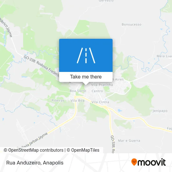Rua Anduzeiro map