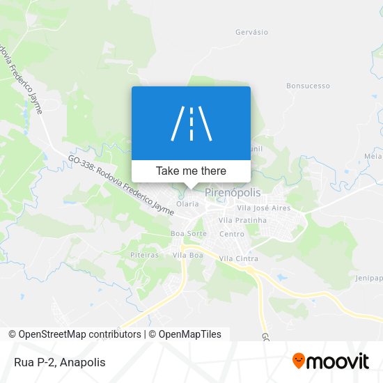 Rua P-2 map