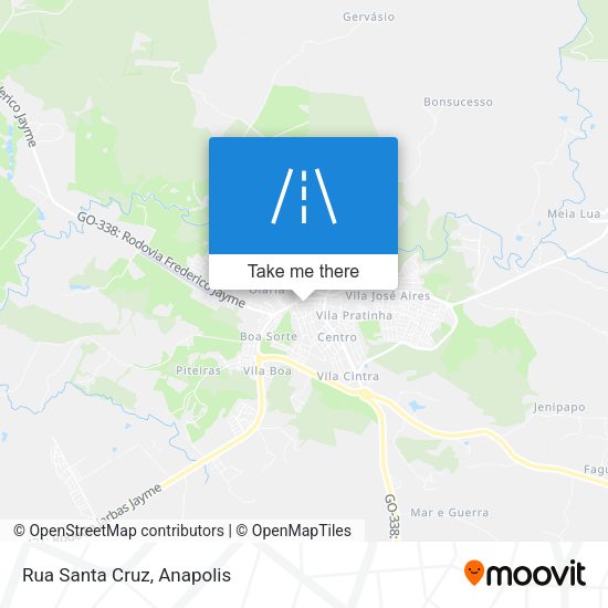 Rua Santa Cruz map