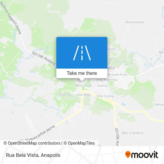 Rua Bela Vista map
