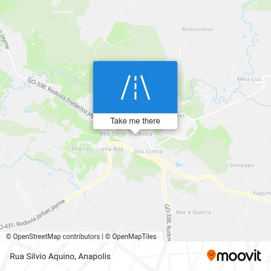 Rua Silvio Aquino map