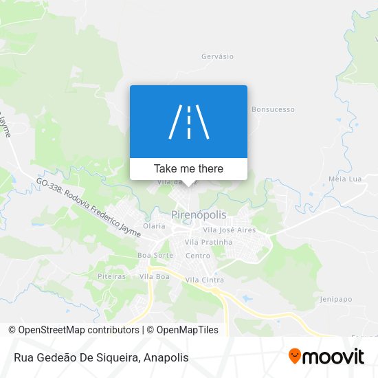 Rua Gedeão De Siqueira map