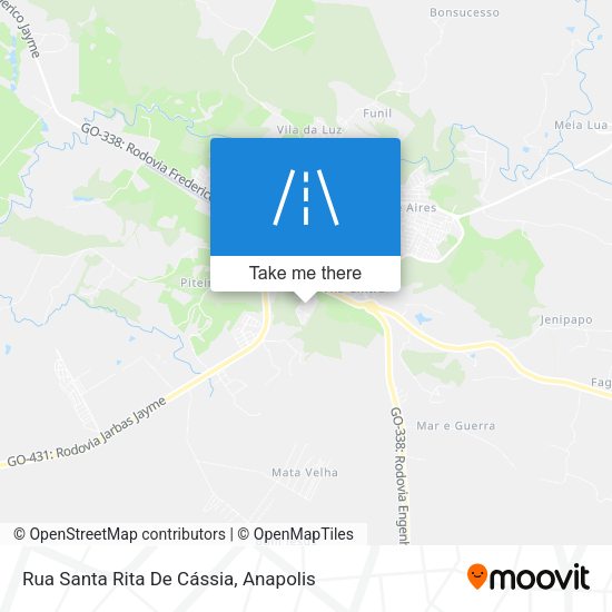 Rua Santa Rita De Cássia map