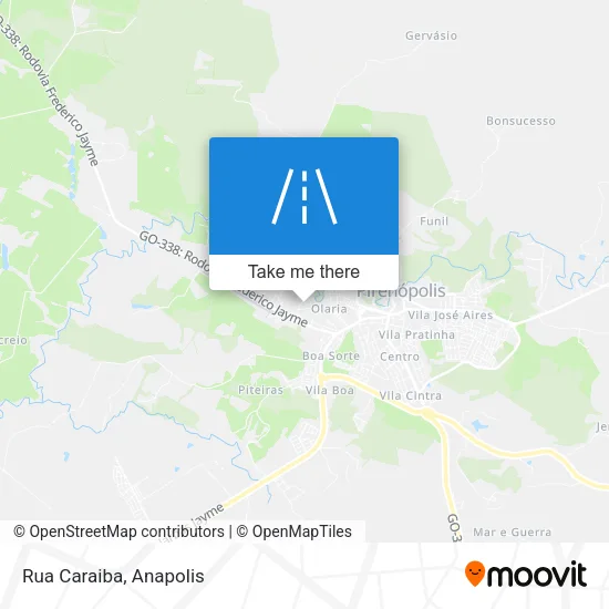 Rua Caraiba map