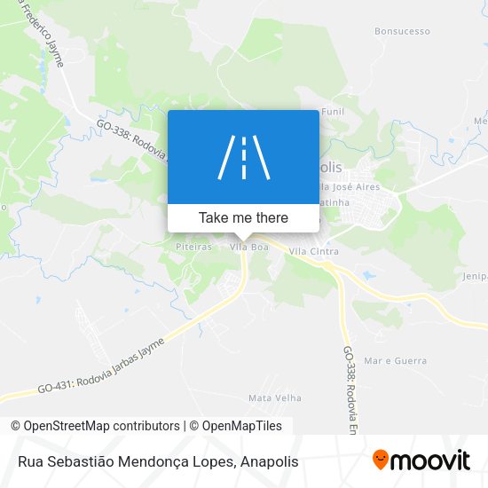 Rua Sebastião Mendonça Lopes map