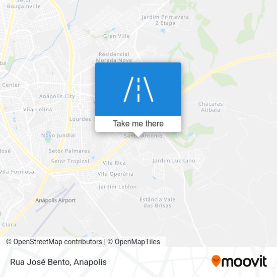 Rua José Bento map