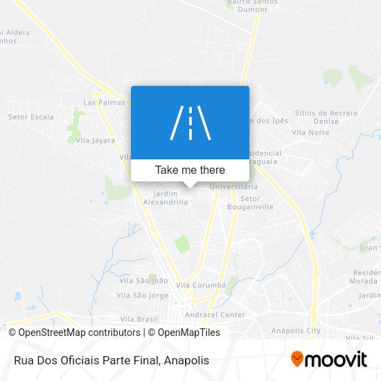Rua Dos Oficiais Parte Final map