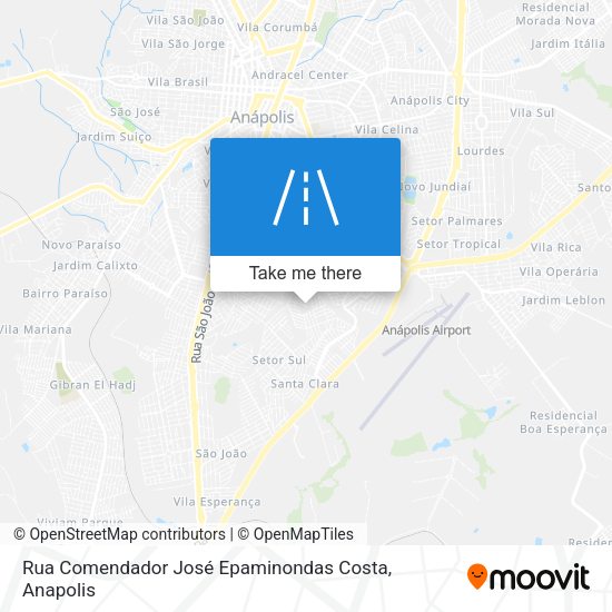 Rua Comendador José Epaminondas Costa map