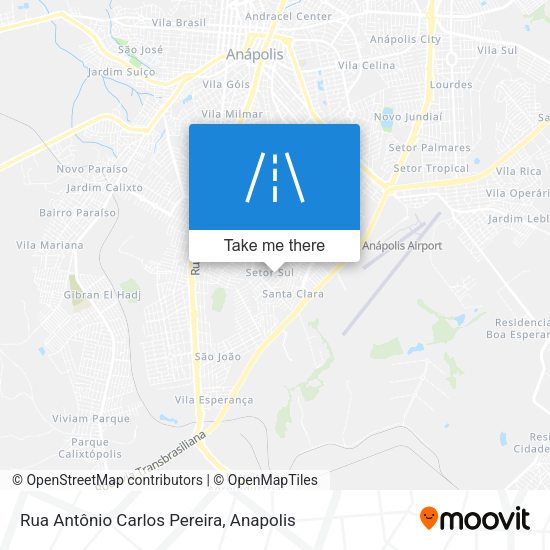 Rua Antônio Carlos Pereira map