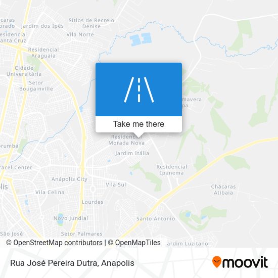 Rua José Pereira Dutra map