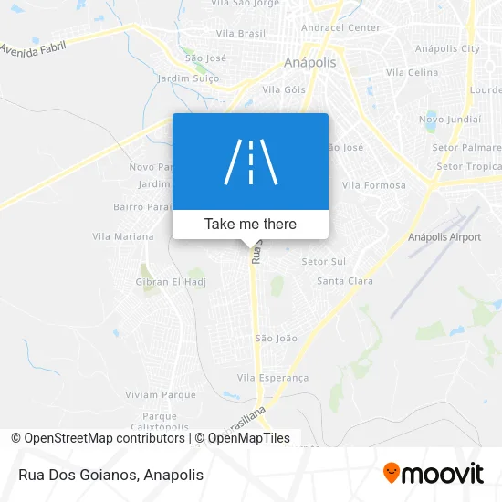 Rua Dos Goianos map