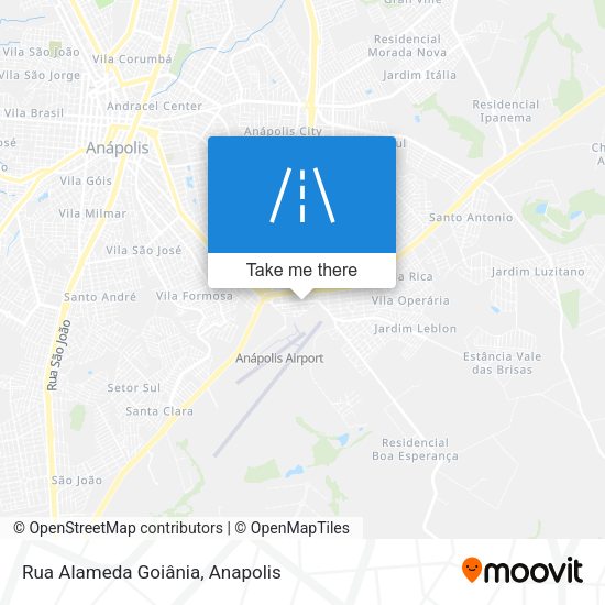 Rua Alameda Goiânia map