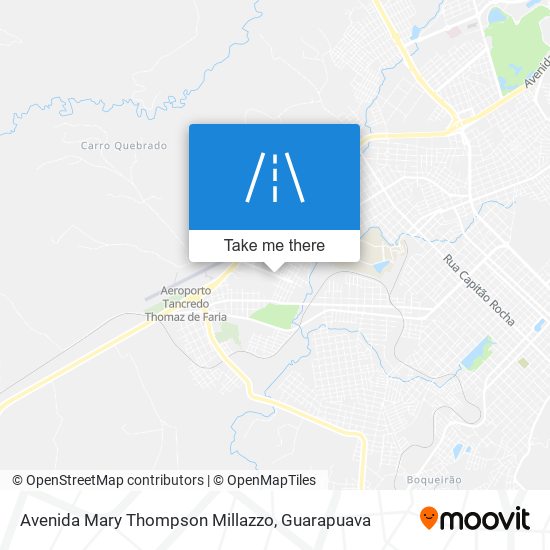 Avenida Mary Thompson Millazzo map