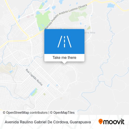 Avenida Raulino Gabriel De Córdova map