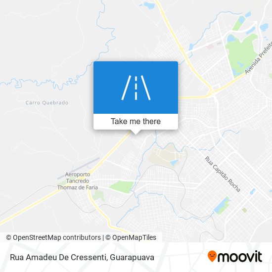Mapa Rua Amadeu De Cressenti
