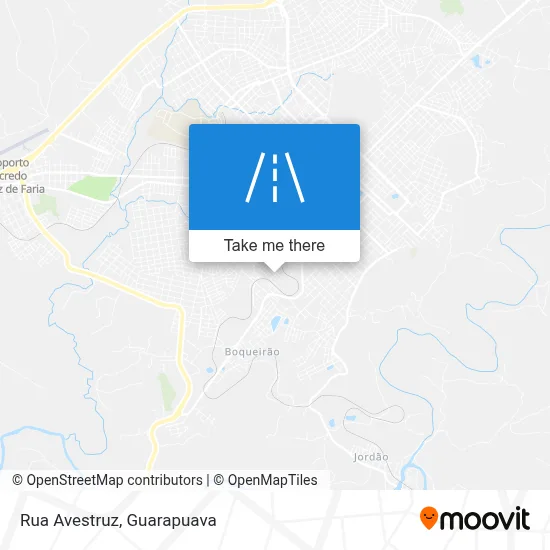 Rua Avestruz map