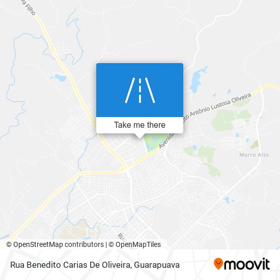 Rua Benedito Carias De Oliveira map