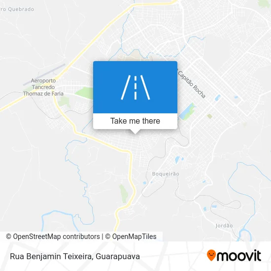 Rua Benjamin Teixeira map