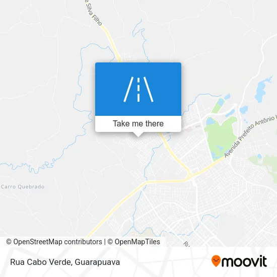 Rua Cabo Verde map