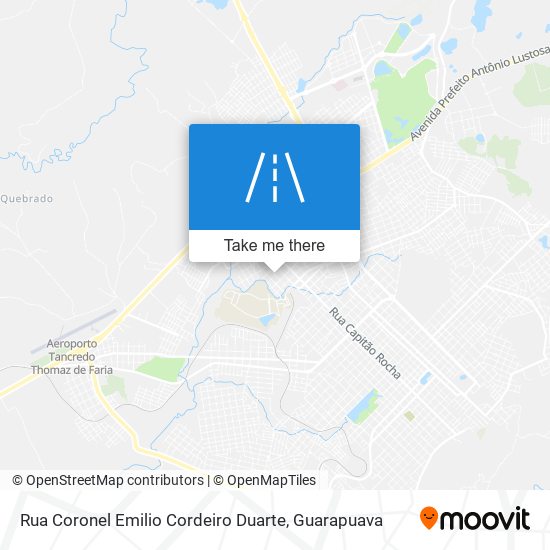 Rua Coronel Emilio Cordeiro Duarte map