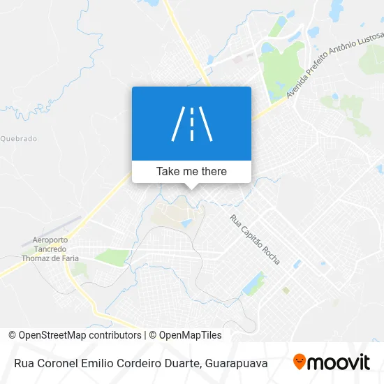 Rua Coronel Emilio Cordeiro Duarte map