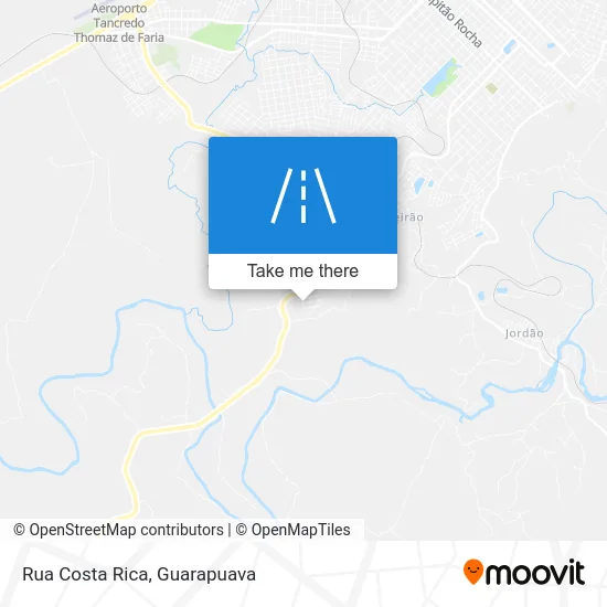 Rua Costa Rica map