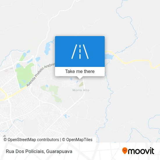 Rua Dos Policiais map