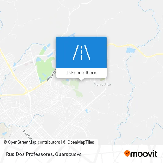 Rua Dos Professores map