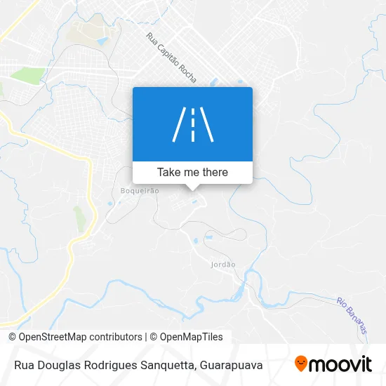 Rua Douglas Rodrigues Sanquetta map