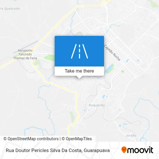 Rua Doutor Pericles Silva Da Costa map
