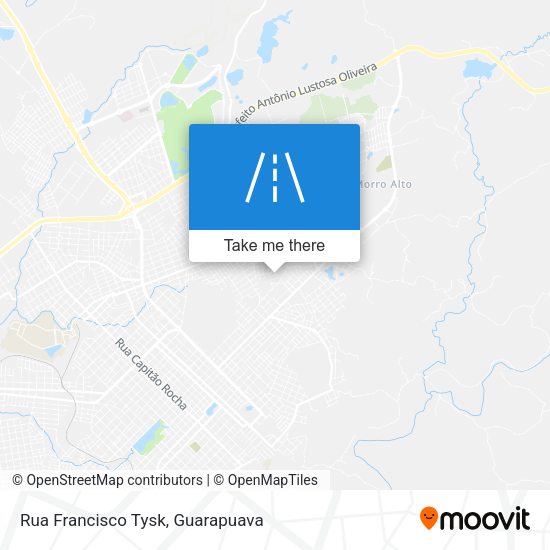 Rua Francisco Tysk map