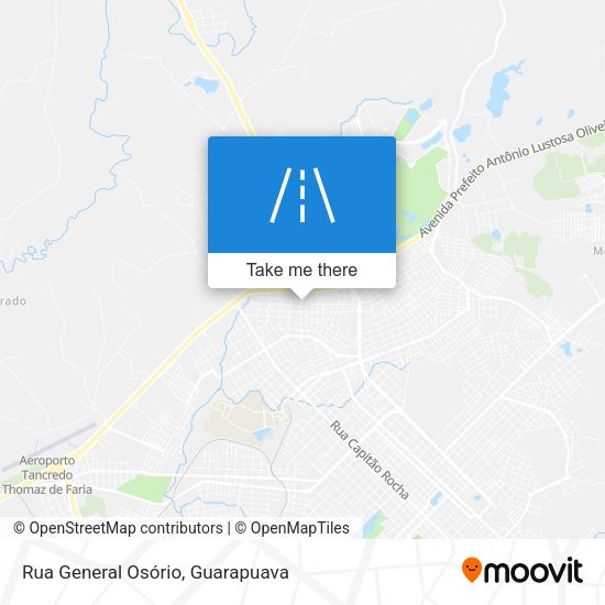 Rua General Osório map