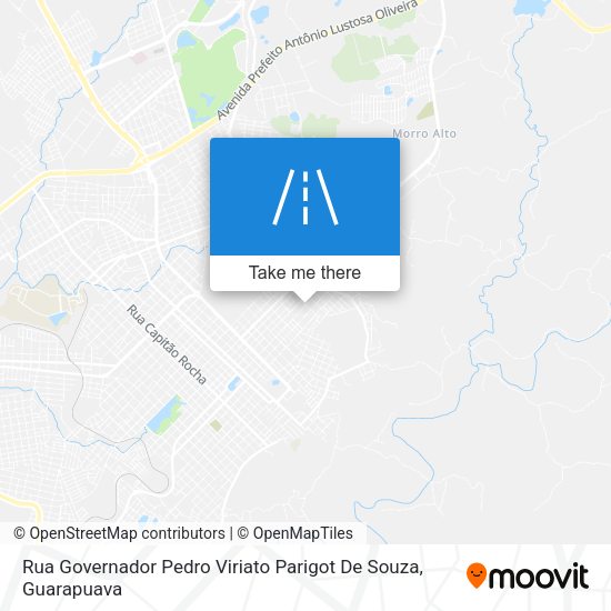 Rua Governador Pedro Viriato Parigot De Souza map