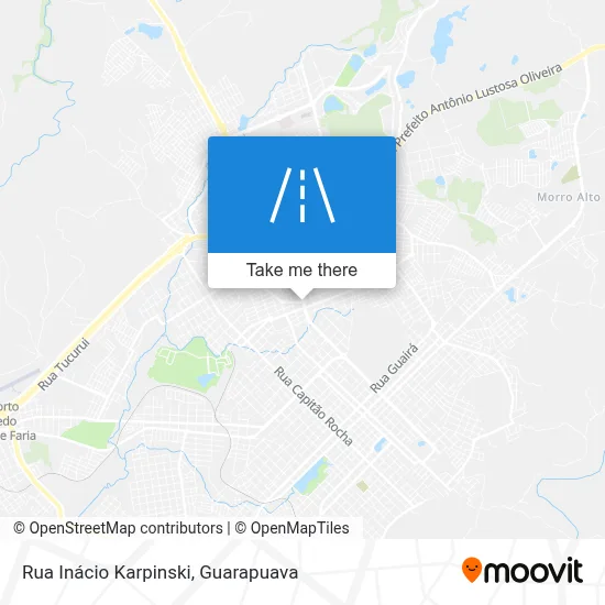 Rua Inácio Karpinski map
