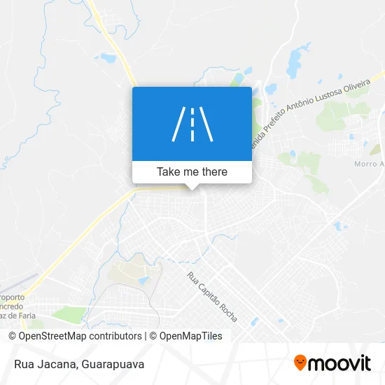 Rua Jacana map