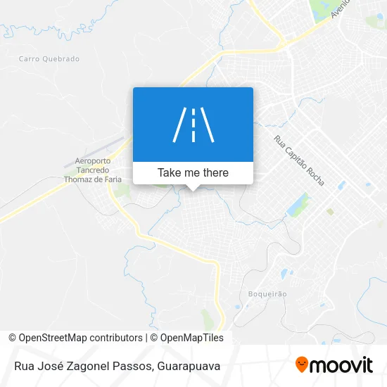 Rua José Zagonel Passos map