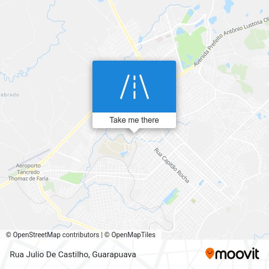 Rua Julio De Castilho map